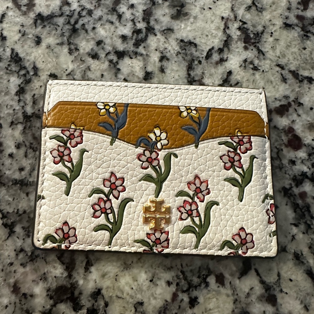Tory Burch Flower Card Holder